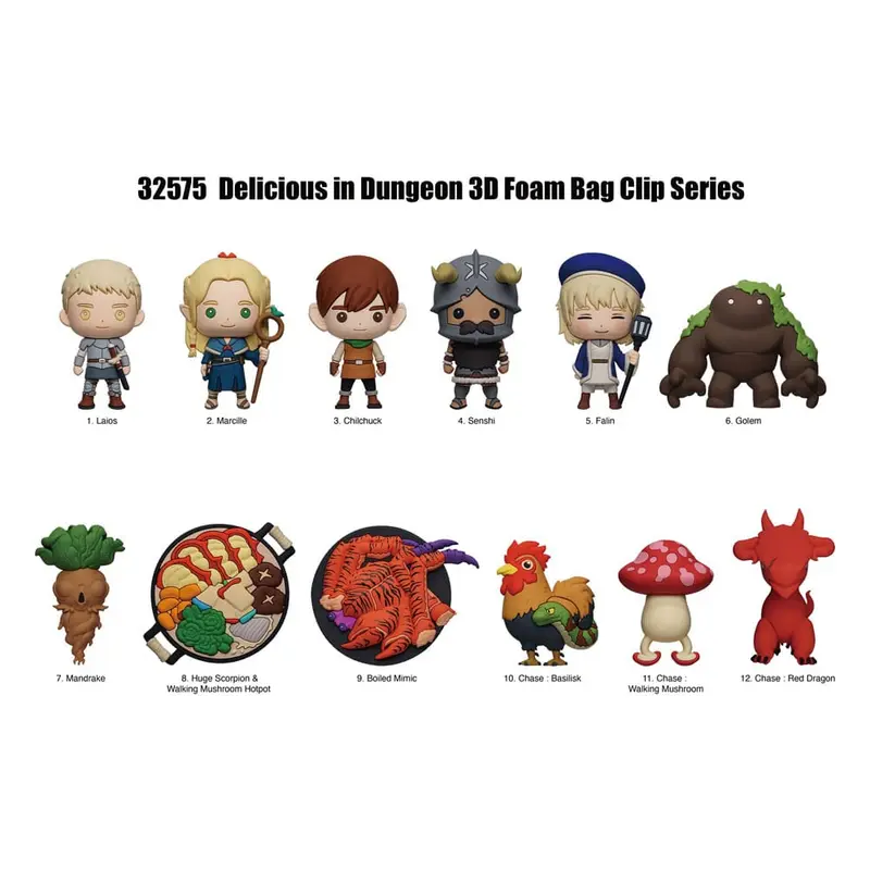 Delicious in Dungeon PVC-Taschenanhänger Series 1 Display (24)
