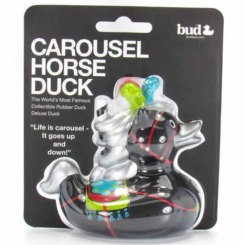 Deluxe Carousel Horse BUD Duck Badeente Quietscheente