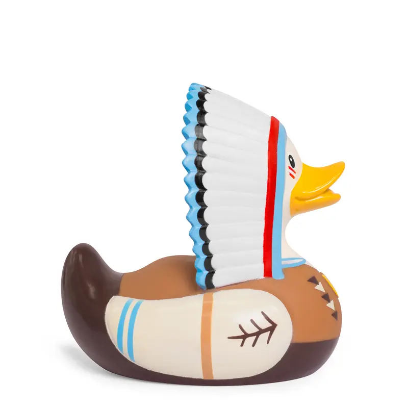 Deluxe Chief Indianer BUD Duck Badeente Quietscheente