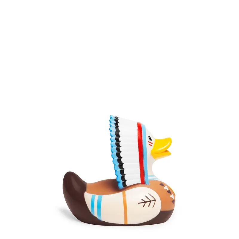Deluxe Mini Chief Indianer BUD Duck Badeente Quietscheente