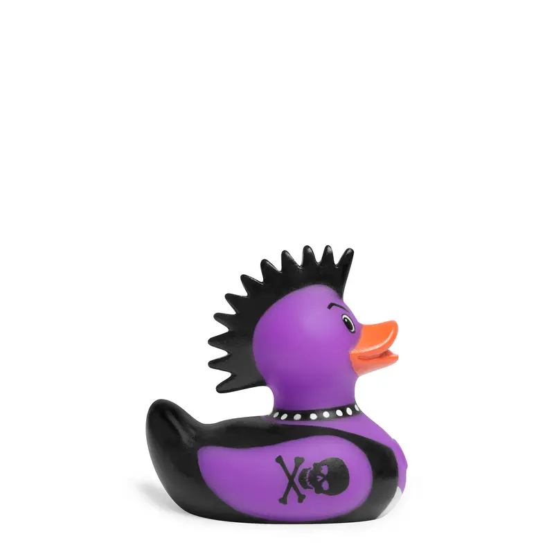 Deluxe Mini Punk Rocker BUD Duck Badeente Quietscheente