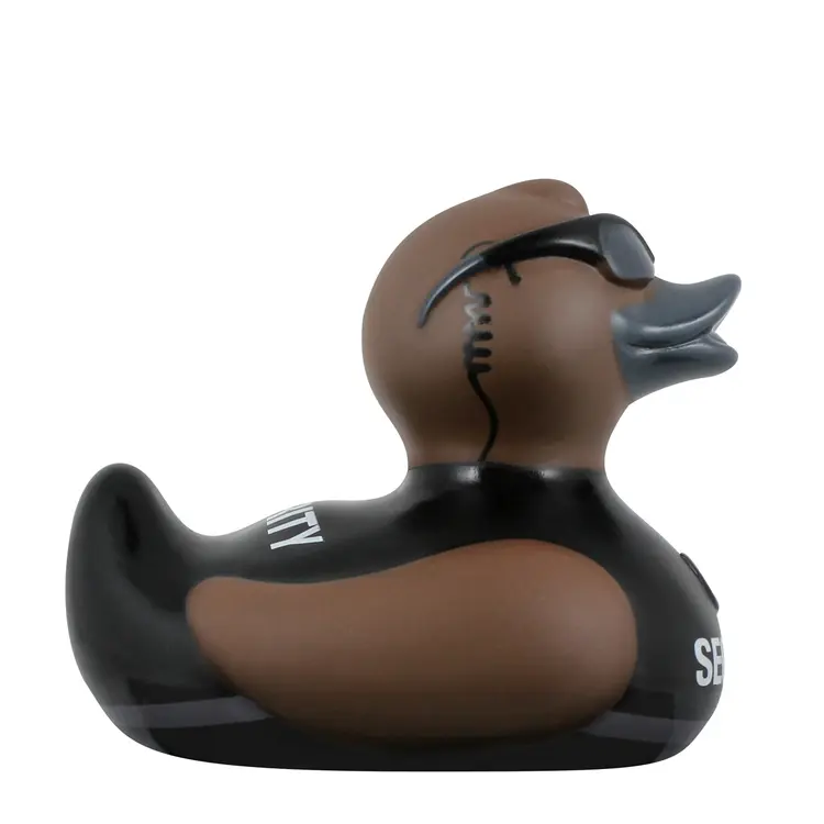 Deluxe Security Sicherheitsdienst BUD Duck Badeente Quietscheente