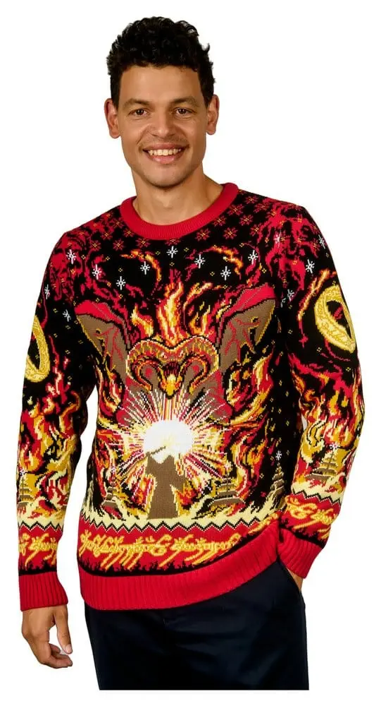 Der Herr der Ringe Christmas Pullover Balrog Größe XL