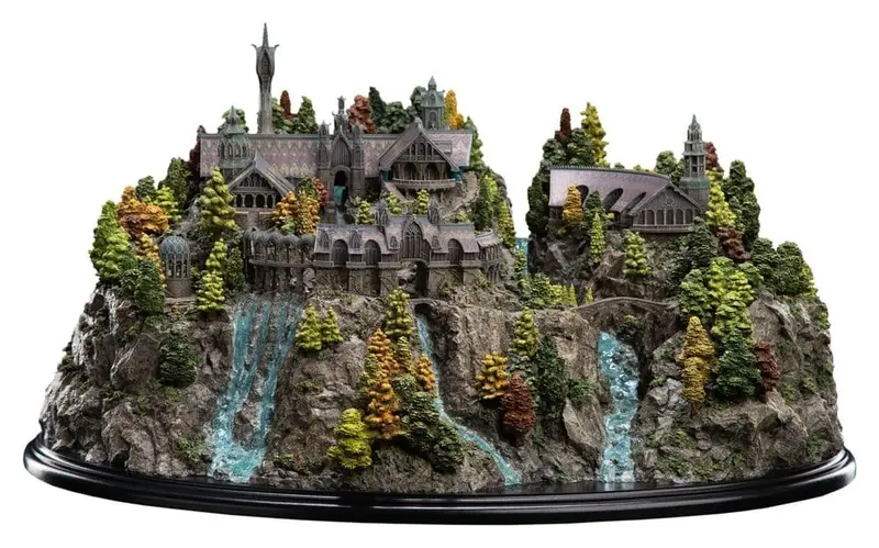 Der Herr der Ringe Diorama Rivendell Limitierte Auflage 28 cm