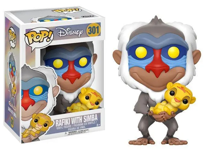 Der König der Löwen POP! Disney Vinyl Figur Rafiki & Simba 9 cm