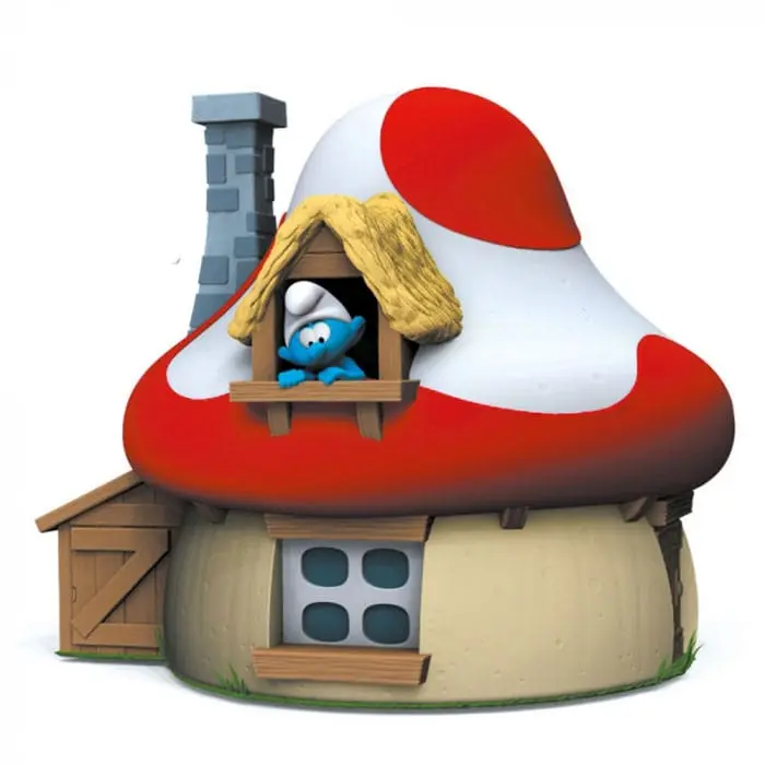 Die Schlümpfe Spardose Mushroom House