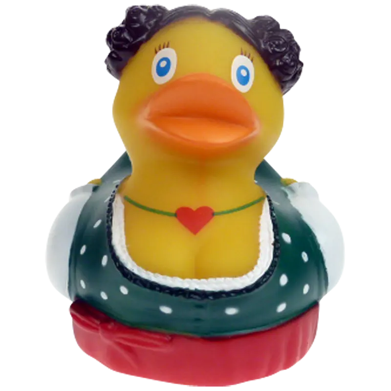 Dirndl Bierfest Bayern Tracht Ente Badeente Quietscheente Factotum
