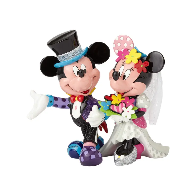 Disney Mickey und Minnie Maus Hochzeit Figur Britto 4058179 Enesco
