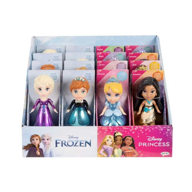 Disney MiniPuppen Prinzessinnen metallic, 7,5 cm