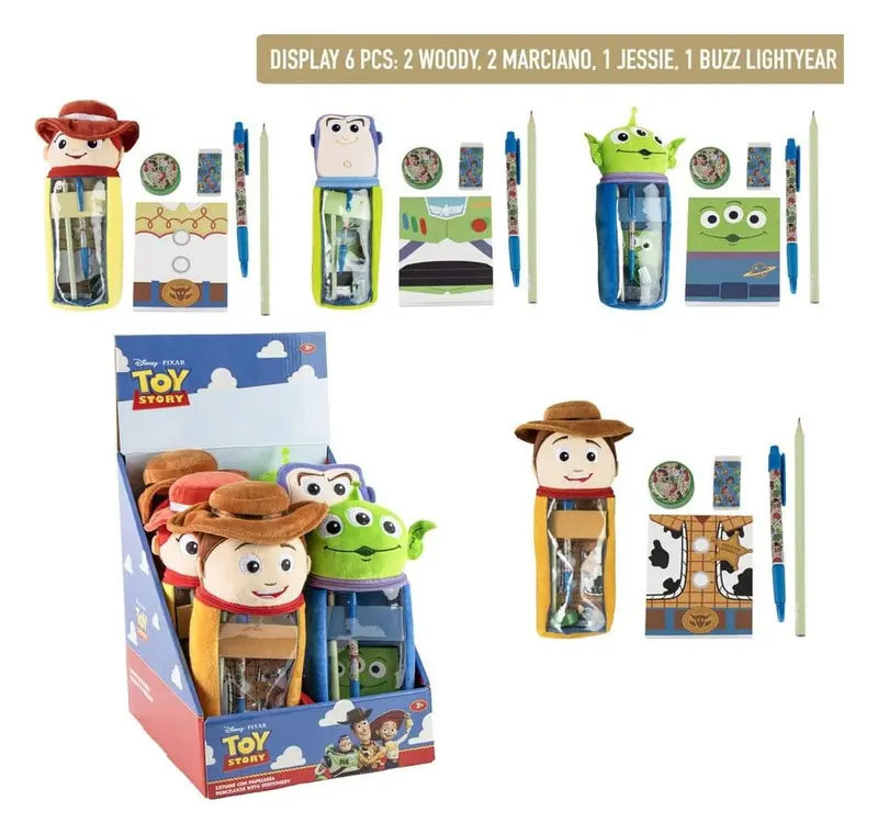 Disney Plüsch-Federmäppchen mit Zubehör Toy Story Display (6)