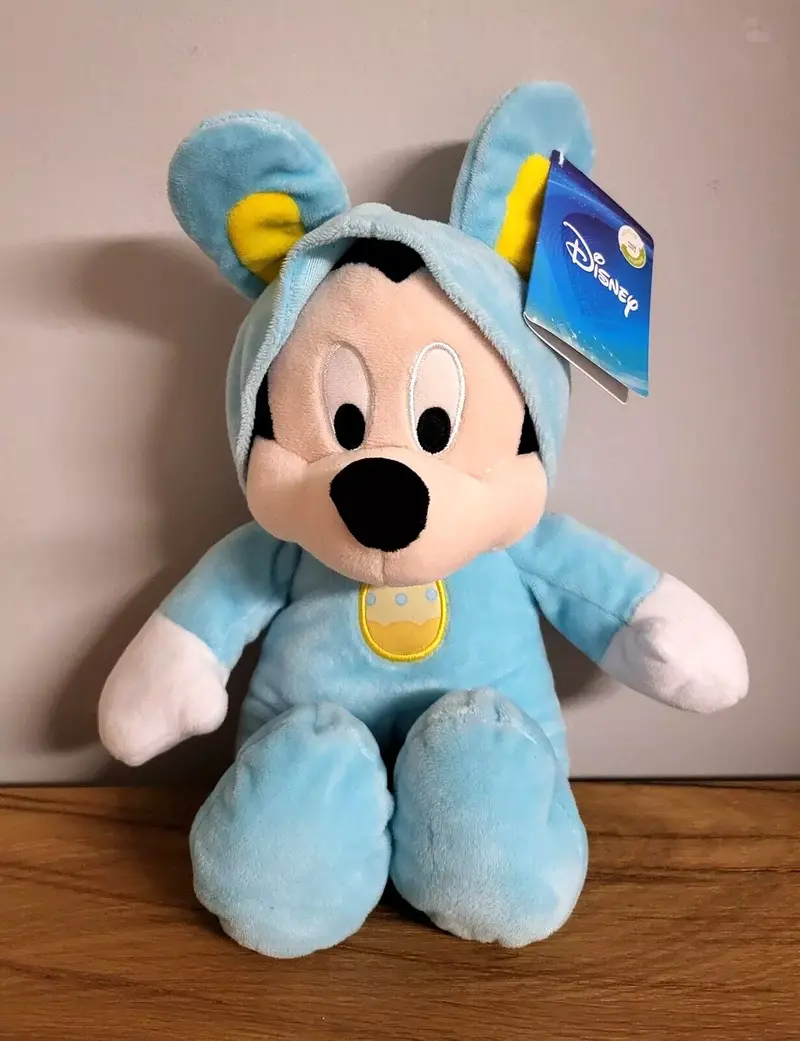 Disney Plüsch Stofftier Kuscheltier Mickey Maus Micky Pyjama Party im Strampler im Schlafanzug NEU