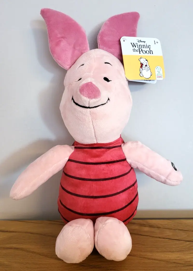 Disney Plüsch Stofftier Kuscheltier Plüschfigur Winnie Puuh Ferkel mit Sound NEU