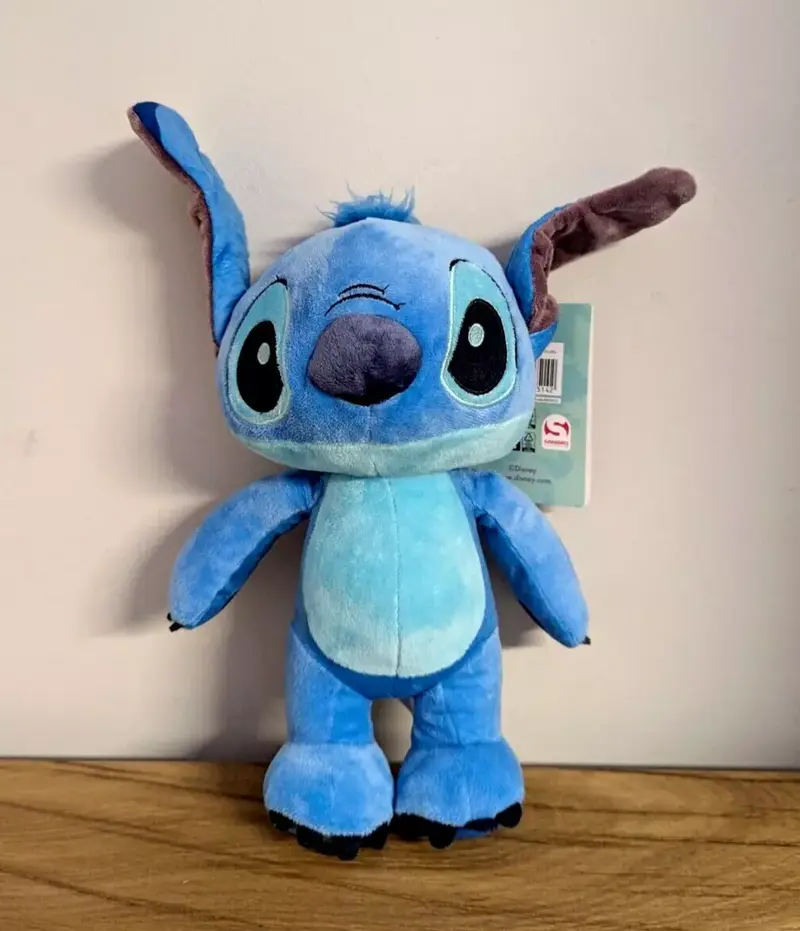 Disney Plüsch Stofftier Kuscheltier Stitch stehend OHNE SOUND Figur blau NEU