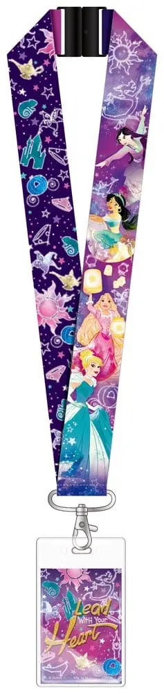 Disney Princess Luxus-Schlüsselband mit Kartenhalter Lead with your heart