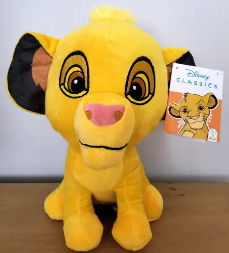 Disney Simba Plüschtier König der Löwen Lion King Stofftier Kuscheltier mit Sound NEU 28cm