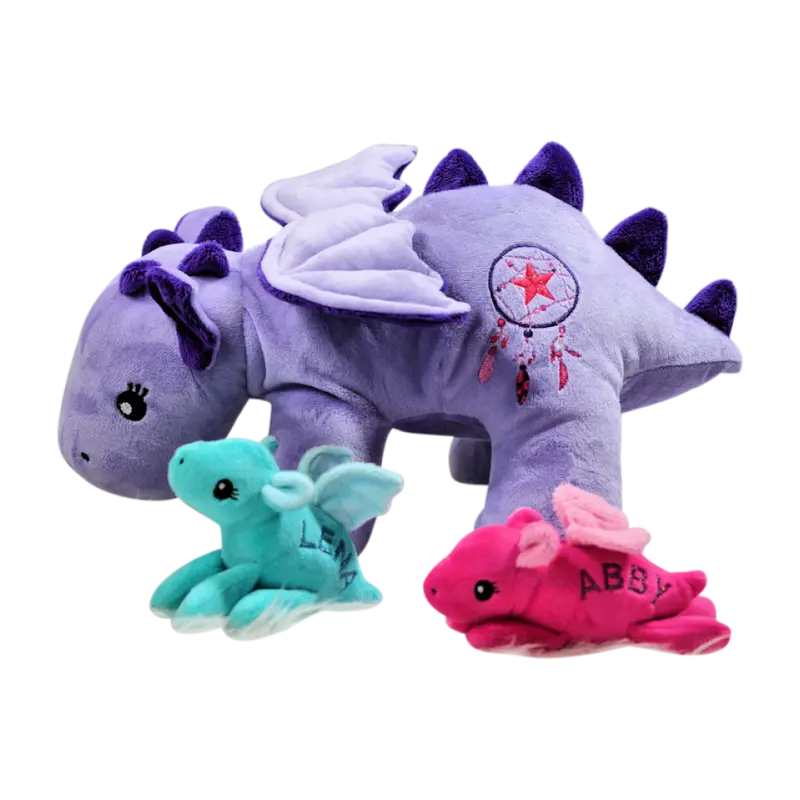 Drache Maya einzeln oder mit Babys