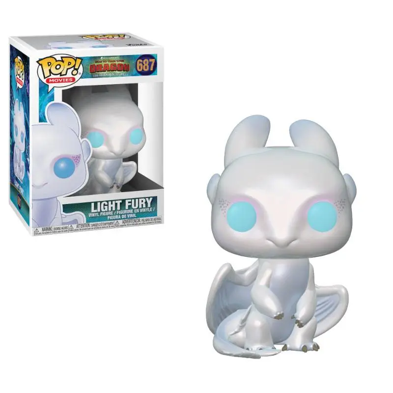 Drachenzähmen leicht gemacht 3 POP! Vinyl Figur Light Fury 9 cm