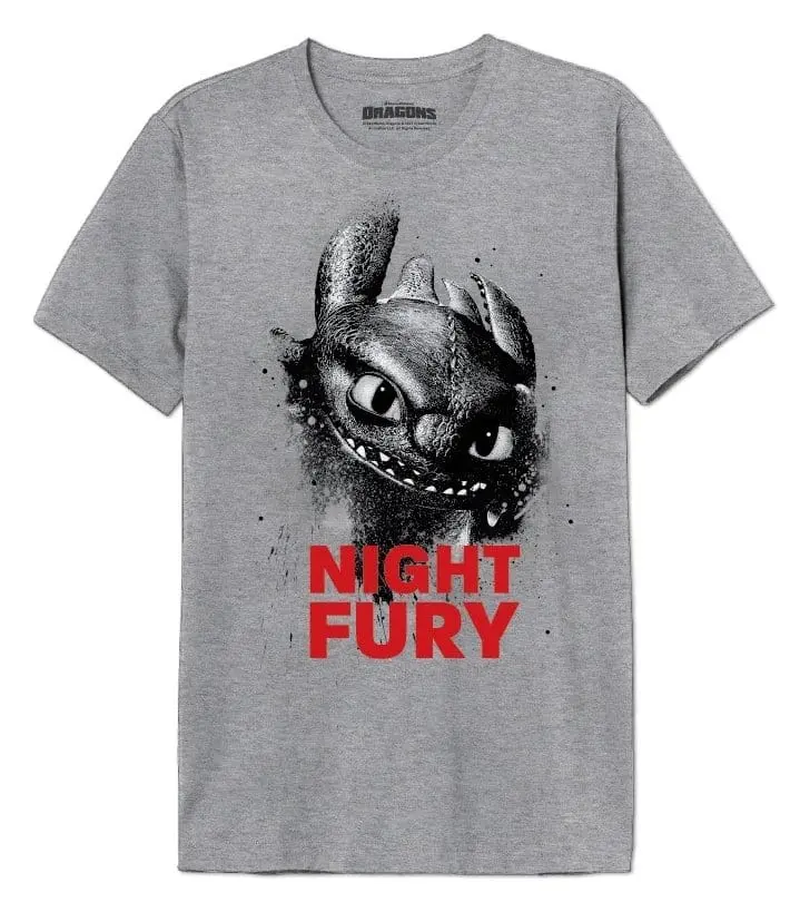 Drachenzähmen leicht gemacht T-Shirt Night Fury Größe S