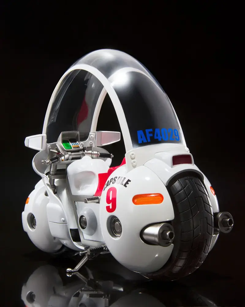 Dragon Ball S.H. Figuarts Fahrzeug mit Figur Bulma's Motorcycle Hoipoi Capsule No. 9 17 cm