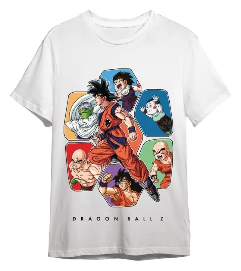 Dragon Ball T-Shirt Friends Weiß Größe S