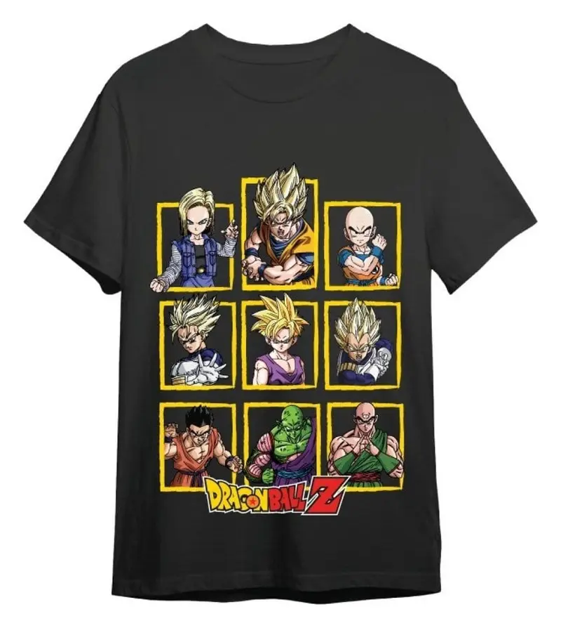 Dragon Ball Z T-Shirt Characters Schwarz Größe XL