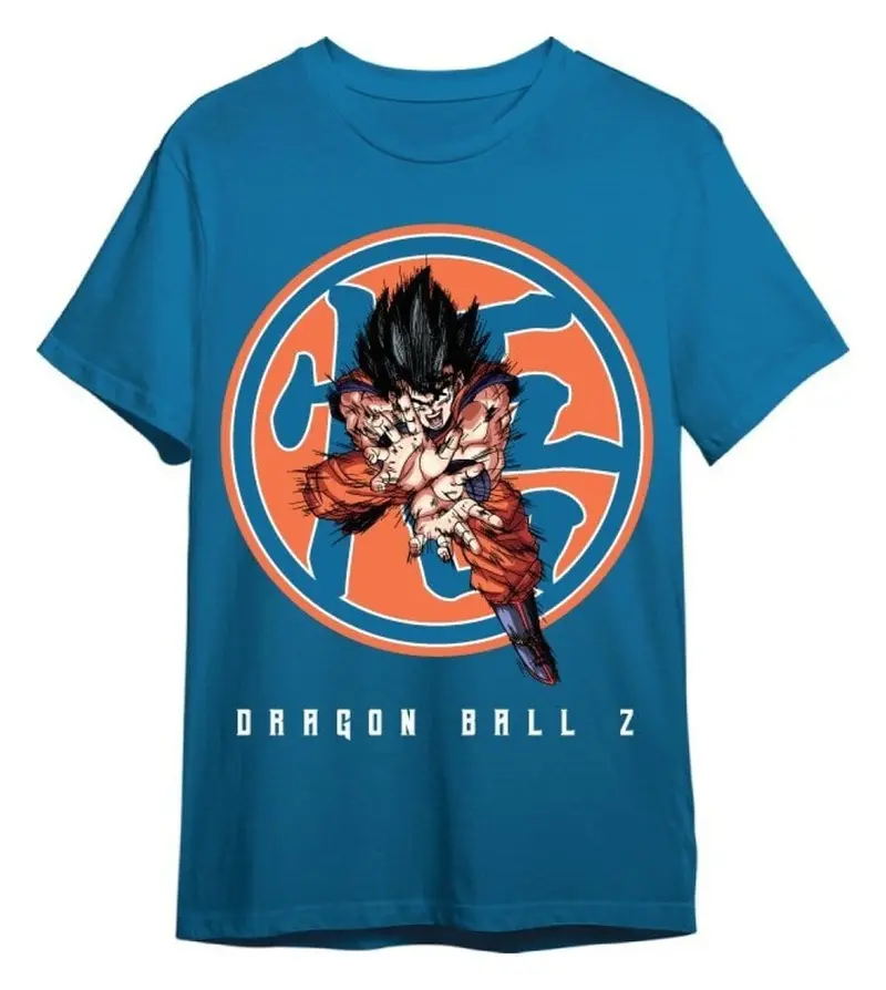 Dragon Ball Z T-Shirt Goku Marineblau Größe XL