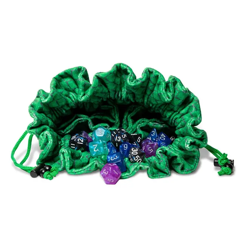 Dragon Storm Würfelbeutel mit Fächern Green Dragon Scales
