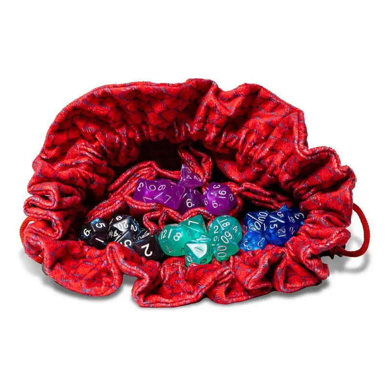 Dragon Storm Würfelbeutel mit Fächern Red Dragon Scales