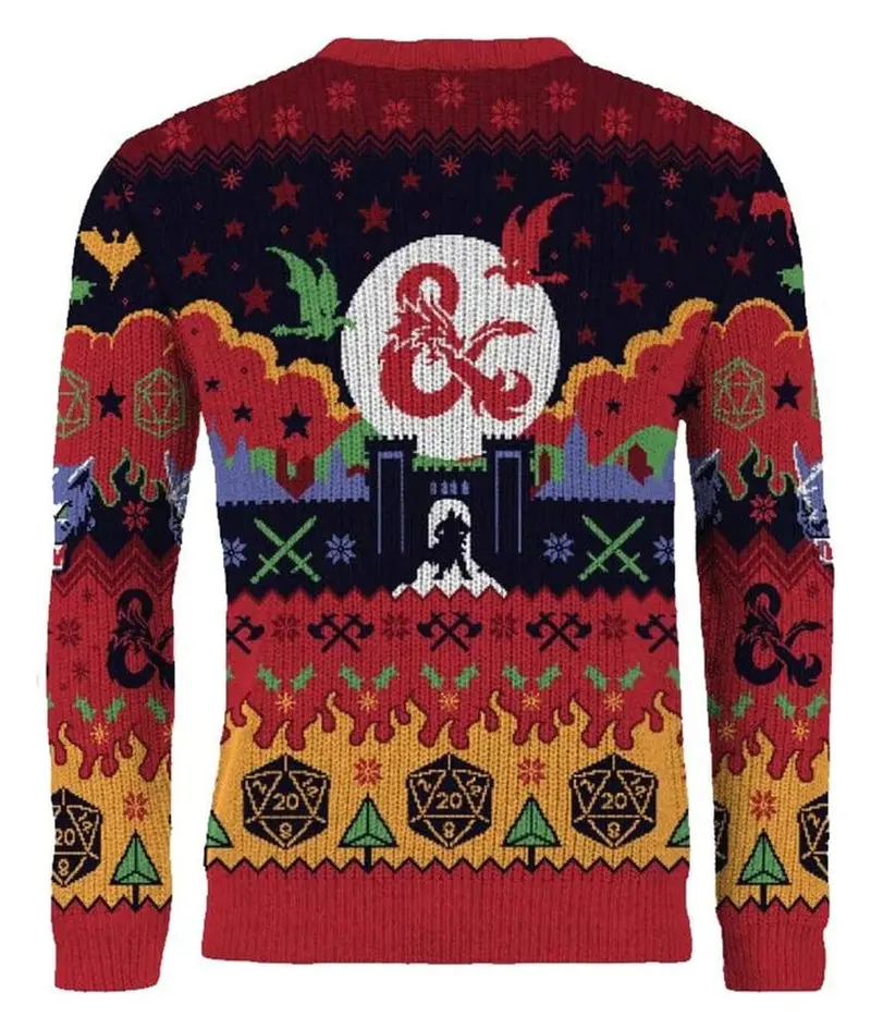 Dungeons & Dragons Christmas Pullover Größe S