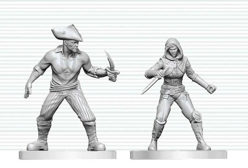 Dungeons & Dragons Nolzur's Marvelous Miniatures Miniatur unbemalt Bandit & Pirat 14 cm