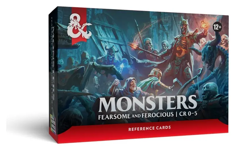 Dungeons & Dragons RPG Referenzkarten