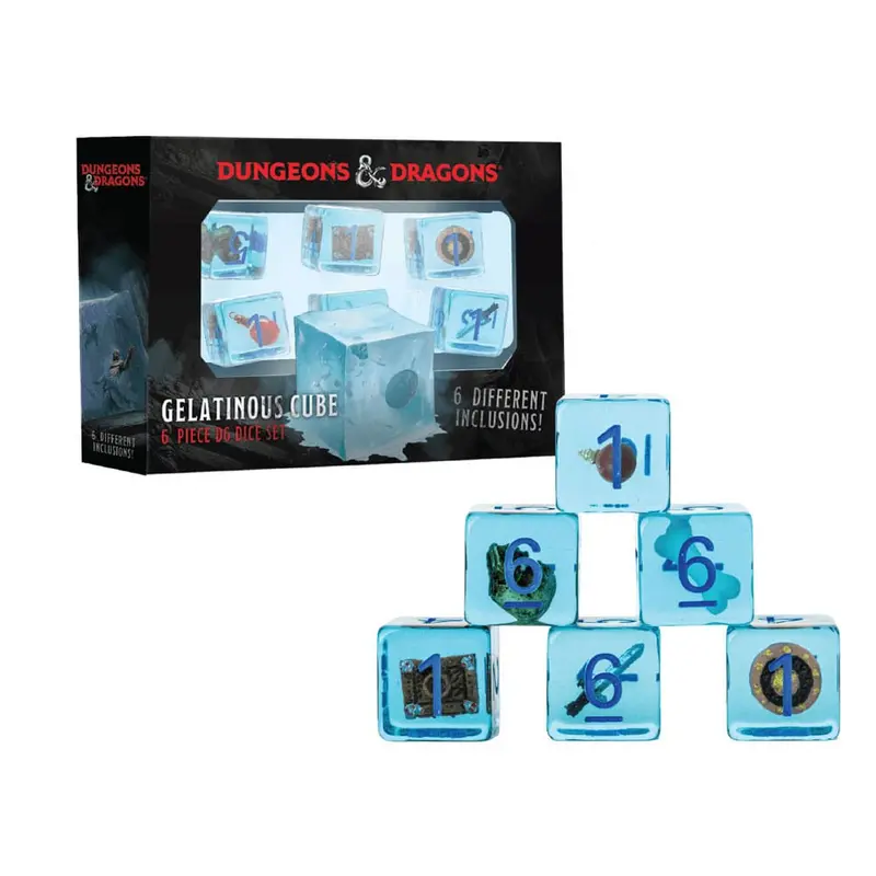 Dungeons & Dragons Würfel Set Gelatinous Cube (6)
