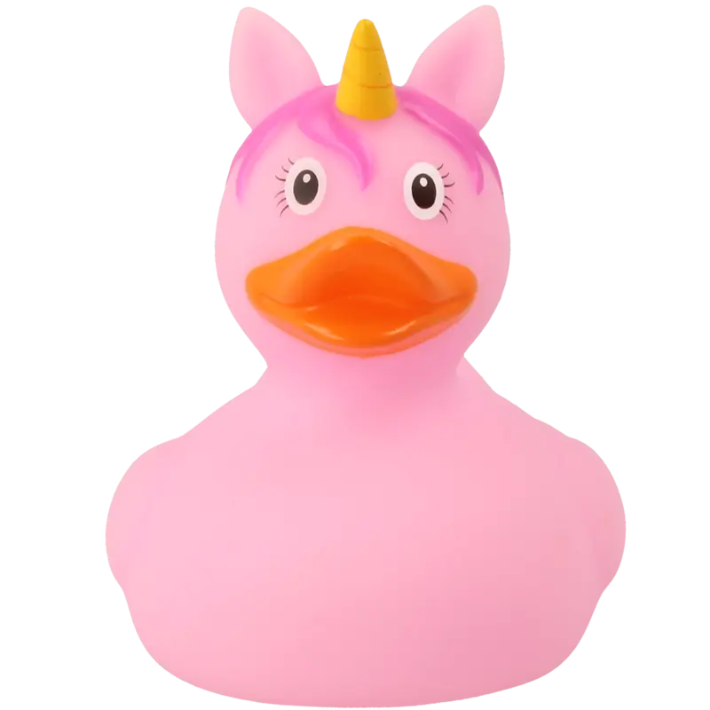 Einhorn Pink Ente Badeente Quietscheente Gummiente Lilalu