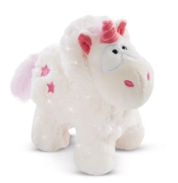Einhorn Theodor mit Schneeanzug 22 cm GREEN