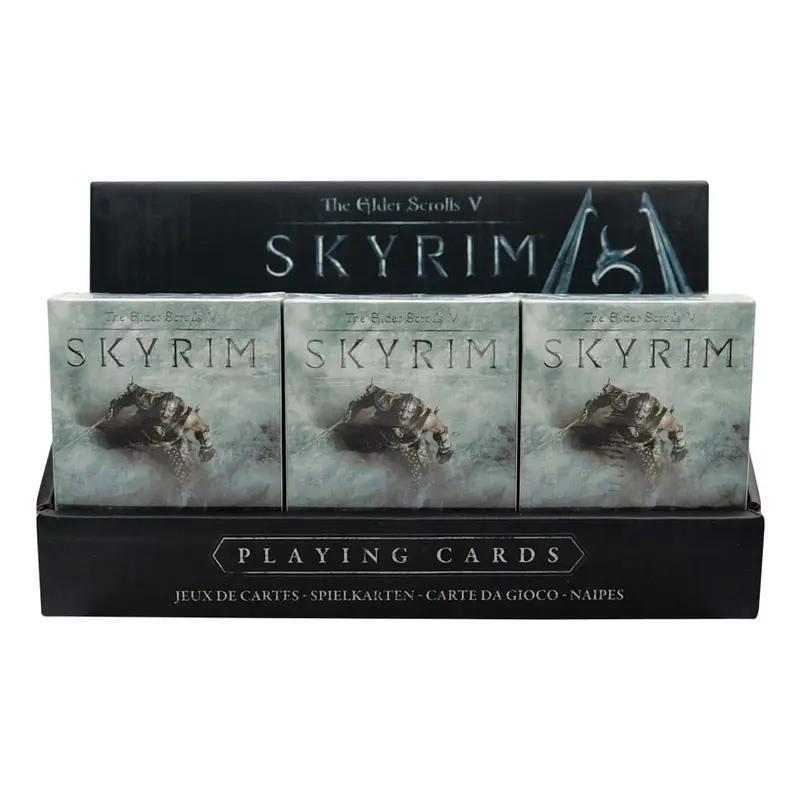 Elder Scrolls Skyrim Spielkarten Display (12)