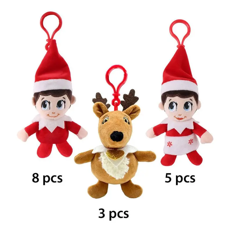 Elf On The Shelf Plüsch-Schlüsselanhänger 12 cm Sortiment (16)