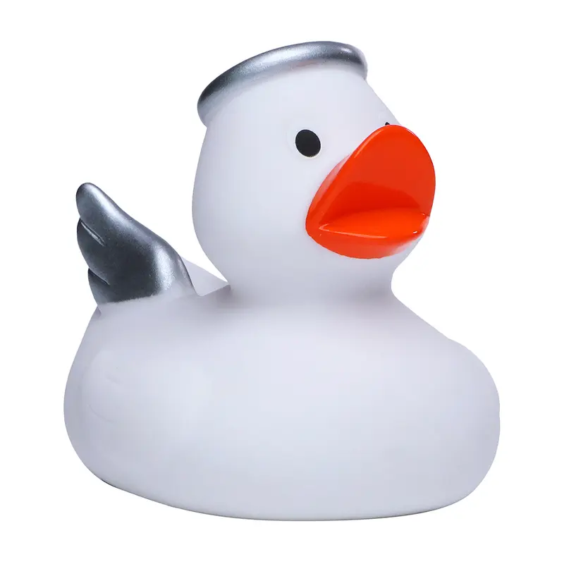 Engel Weiß Ente Badeente Quietscheente Schnabels