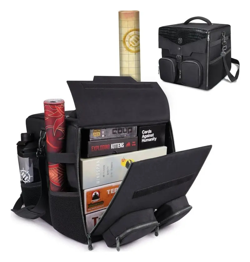 Enhance Brettspiel Schultertasche Collector's Edition Schwarz