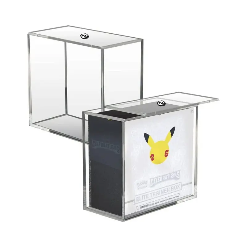 Evoretro Acryl Display Case für Booster Boxen / Elite Trainer Boxes Ver. 2 with Sliding Lid