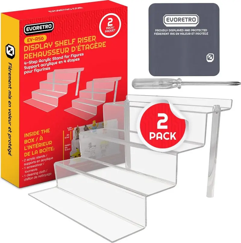 Evoretro Acryl Displayregal 2er-Pack RS6