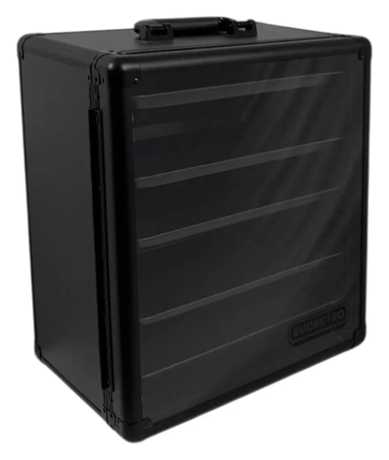 Evoretro Display- und Transportkoffer für Sammlerfiguren und Modelle 45 x 37 cm