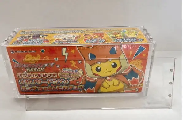 Evoretro Magnetisches Acryl Display Case für Pokémon Center Japanische Special Poncho Pikachu Box
