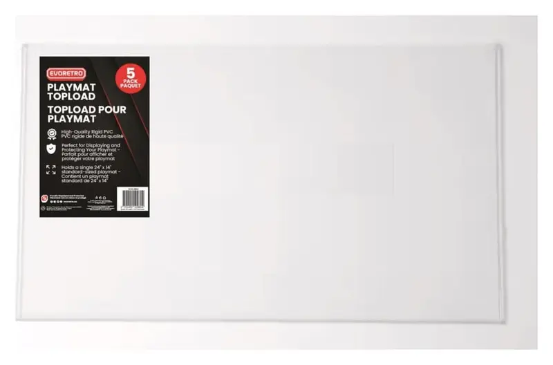 Evoretro Toploader für Spielmatten 5er-Pack 61 x 36 cm