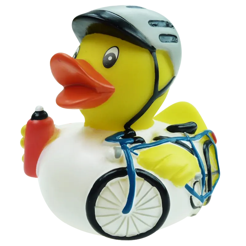 Fahrrad Rad Fahren Ente Badeente Quietscheente Factotum