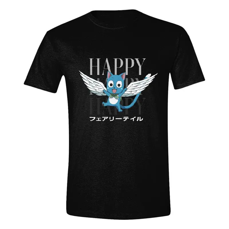 Fairy Tail T-Shirt Happy Happy Happy Größe XL