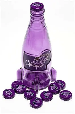Fallout Bottle Series Replik Glass Bottle & Cap Nuka Cola Grape