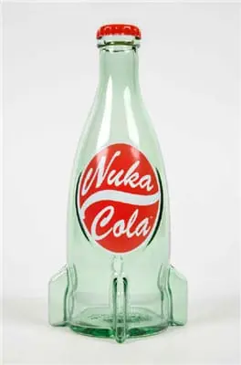 Fallout Bottle Series Replik Glass Bottle Nuka Cola Clear