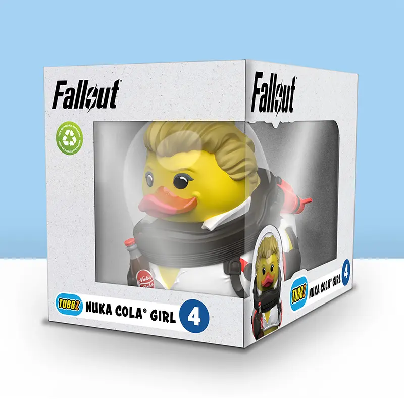 Fallout Nuka Cola Pin UP Girl Ente Badeente Sammelfigur TUBBZ