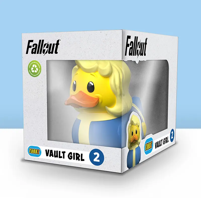 Fallout Vault Girl Ente Badeente Sammelfigur TUBBZ