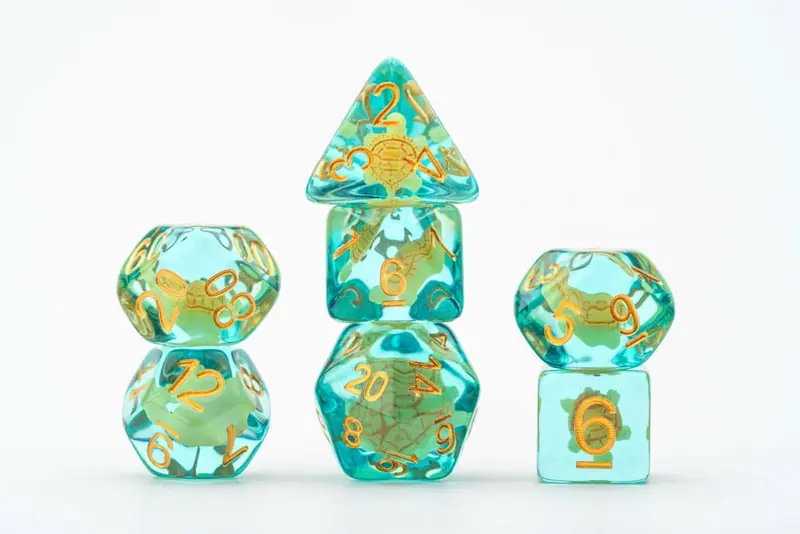 FanRoll Würfel Set Turtle (7)
